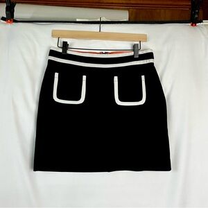 Banana Republic Black and White Skirt